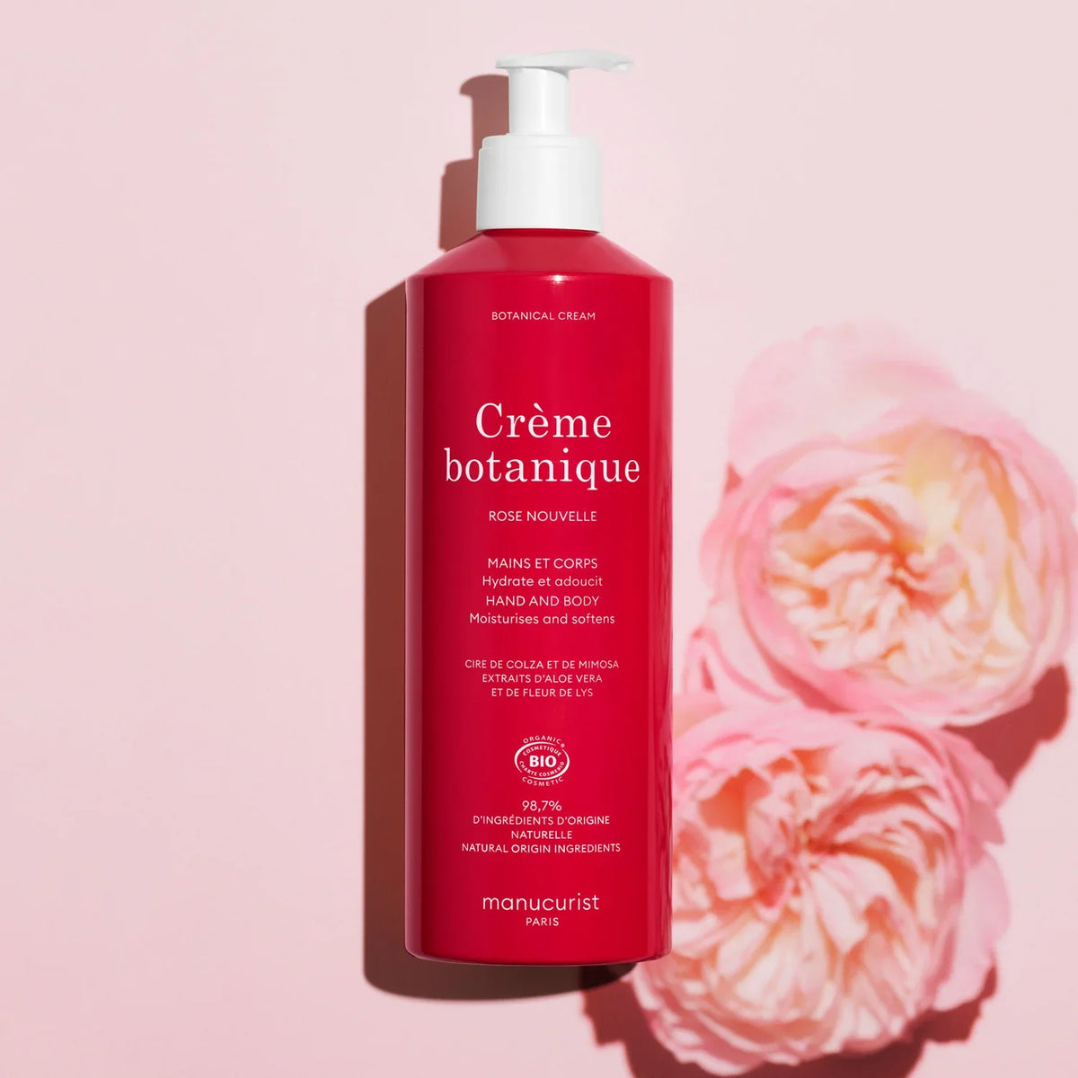 Manucurist Crema Botánica Perfumada con Rosas 500 ml