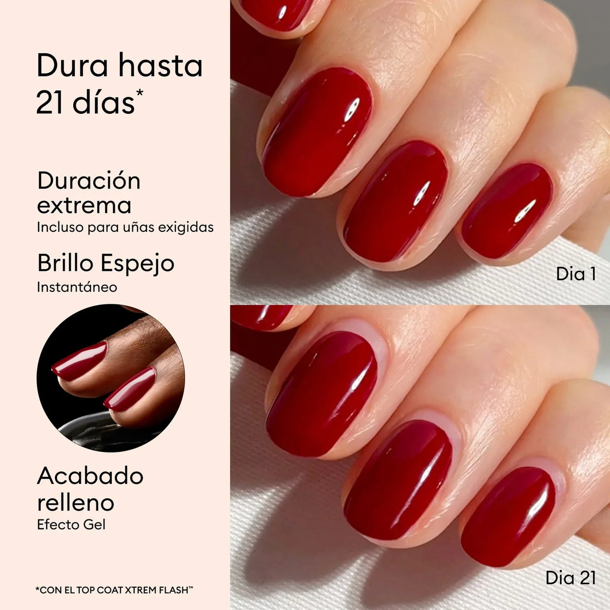 Manucurist Top Coat Gel Xtrem Flash