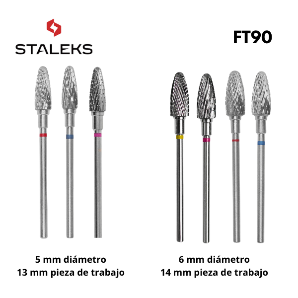 Broca de carburo &quot;maíz&quot; Staleks (diferentes granos y tamaños)